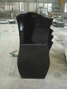 伝統的なロシア式天然中国産黒御影石墓石（1年間保証付き） - Product Image 4