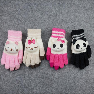 <span class=keywords><strong>Hiver</strong></span> vente nouveau <span class=keywords><strong>dessin</strong></span> animé polaire tactile <span class=keywords><strong>gants</strong></span> d'écran - Product Image 3