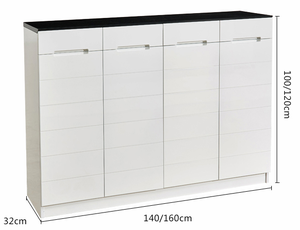 Modern <strong>White</strong> Color Wood High Gloss <strong>Shoe</strong> Storage <strong>Cabinet</strong> with Storage Drawer <strong>Shoe</strong> Rack <strong>Cabinet</strong> - Product Image 5