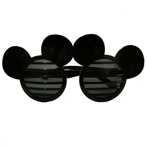 Gafas de fiesta para niños, lentes de dibujos animados para fiesta, color negro