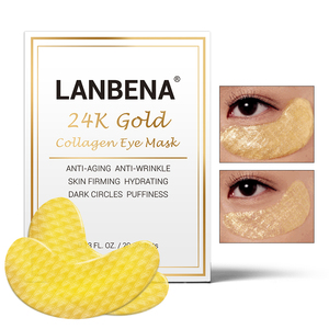 LANBENA 24 K gold eye mask sheet collagen anti wrinkle - Product Image 2