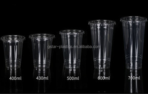 Vasos Desechables Transparentes de Plástico PET de 14 oz/400 ml, 90 mm de Diámetro, 115 mm de Altura, para Agua Helada y Jugos, con <span class=keywords><strong>Tapas</strong></span> de Domo, Disponibles en hasta <span class=keywords><strong>6</strong></span> Colores - Product Image 4