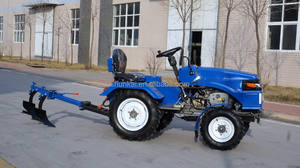 20hp tractor de granja pequeña granja traktor mini tractor con timón y arado PTO - Product Image 6