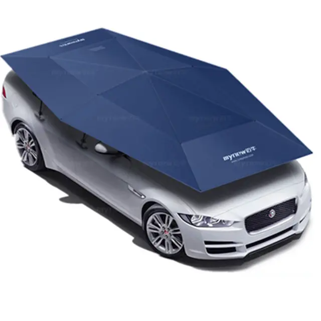 Mynew自動ポータブルカーテント自動スタイル傘サンシェードケアカバー屋外車のUV保護とサンシェード