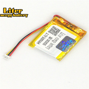 Socket 1.25-3 P 3.7 V 503035 500 mah rechargeable lithium battery for GPS tracker - Product Image 3