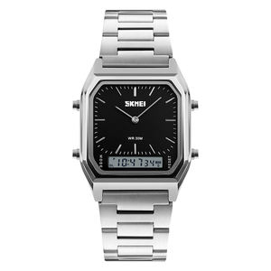<span class=keywords><strong>SKMEI</strong></span>-montre à Quartz pour hommes, numérique à double temps, étanche, à la mode, décontracté, chronographe, Sport, <span class=keywords><strong>1220</strong></span> - Product Image 4