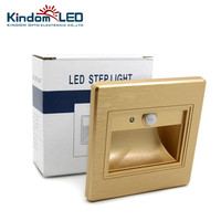 Lampu Dinding Tangga LED Sensor PIR Persegi 1.5W Hemat Energi