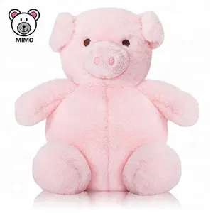 Beautiful Pink Pig Plush Soft Toy To Kids Promotion Gift Custom LOGO Cartoon Cute Stuffed Farm Animal Toy Pig Plush