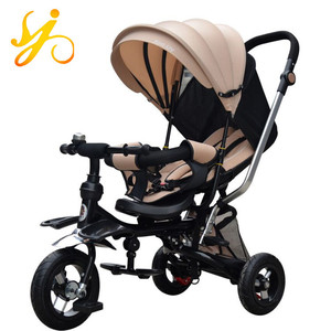 Mejor calidad padres empuje bebé caminando triciclo/niños moto triciclo 4 en 1/Marco de hierro triciclo para niños 1-6 años - Product Image 2
