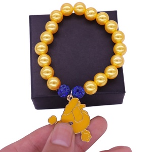 Club de sororité élastique fait à la main depuis 1922 SGRHO signe lettre grecque Sigma Gamma Rho Bracelets caniche - Product Image 3