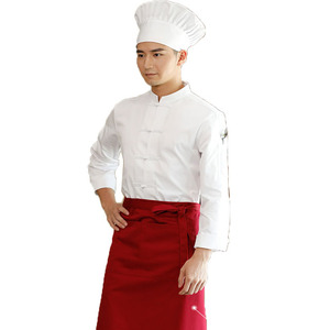 เสื้อเชฟคุณภาพสูงสั่งทำพิเศษ เสื้อแจ็คเก็ตสีขาวสำหรับร้านอาหาร ชุดยูนิฟอร์มพนักงานโรงแรม - Product Image 6