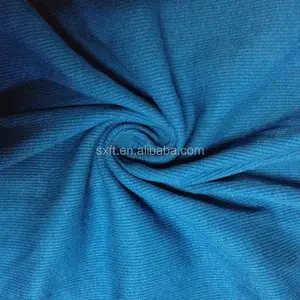 100% combed cotton knit cotton knit 2x2 rib fabric