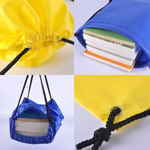Custom Personalized Eco-friendly Non Woven Letter Pattern Backpack <strong>Drawstring</strong> <strong>Bags</strong> for <strong>Kids</strong> - Product Image 5