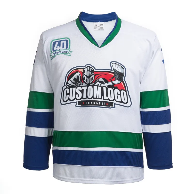 Bordado Nome/Número de Vancouver Canucks Hóquei Jersey Personalizado