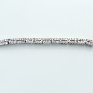 Echsio AAA Zirconia cúbica Bling claro pulsera de señora de la Oficina de las mujeres tamaño ajustable de moda buen fecha regalo SL092 - Product Image 3