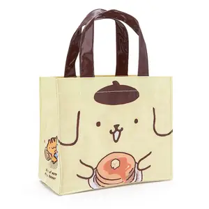 Best selling fashion pvc coated cotton canvas tote bag