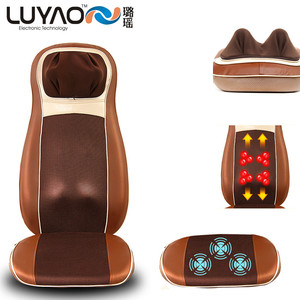 LuYao LY-712A 4D Schwerelosigkeit Shiatsu Körper heizung <span class=keywords><strong>Massage</strong></span> kissen Fernbedienung Vibration Seat Pu Leder - Product Image 2
