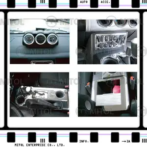 Chrome Volledige Set Interieur Kit Cover Voor Toyota Fj Cruiser 07-On
