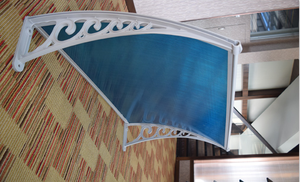 <span class=keywords><strong>Polycarbonate</strong></span> Chống Cháy Tấm Rắn Cho Mái Hiên Khung Kim Loại Mái Hiên Cửa Sổ - Product Image 6