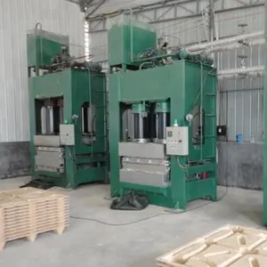 high pressure hot pressing wood pallet molding machine |sawdust tray press processing line with best selling