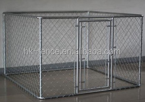 กรงสุนัขขนาดใหญ่แบบตาข่ายลวดถัก ขนาด 5x10x6 ฟุต ราคาประหยัด พร้อมหลังคา แบบสั่งทำ - Product Image 3