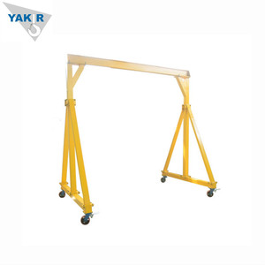 1 Ton Gantry Crane Ringan Portabel <span class=keywords><strong>Mini</strong></span> Gantry Crane 2000kg Alat Pengangkat Mobile Gantry - Product Image 6