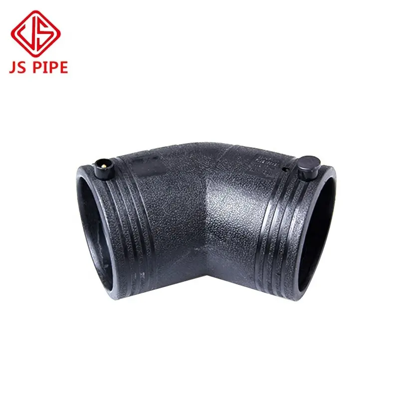 Wholesale PE Fittings polyethylene HDPE Fittings Electrofusion 45 Degree Elbow