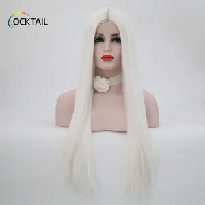 Tổng Hợp Nhiệt Độ Cao Sợi Trang Phục Đảng White Wig