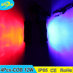 <span class=keywords><strong>Vente</strong></span> chaude 12 W COB feux de circulation très rentable combo kit rouge bleu led stroboscopique grille avertissement lumières - Product Image 2