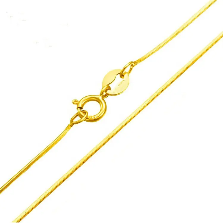 Производитель Китай Золотая змея тонкая медная цепочка Ожерелье