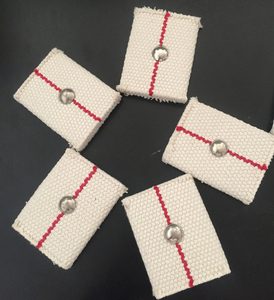 Plansifter katoen <span class=keywords><strong>pad</strong></span> cleaner 100% en mix katoen met licht groene lijn katoen zeef pads - Product Image 4