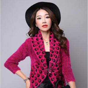 2017 mujeres del invierno 7GG suéter más tamaño, de manga larga de invierno chaqueta de punto para mujeres - Product Image 6