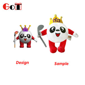 Neue Design Benutzerdefinierte Weichen Panda Bear Cute Fett Polizei Panda Plüschtier - Product Image 3