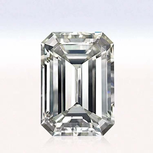 Moissanita Blanca con Corte Esmeralda VVS1 al por Mayor, Piedras Sueltas de 2 Quilates - Product Image 1