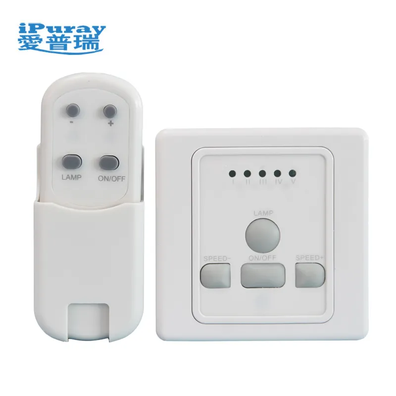 5 Speed Ceiling Fan and Light Switch with Remote Speed Controller