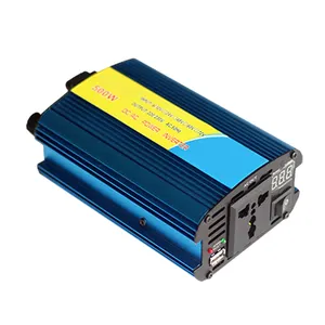 Inversor de onda sinusoidal pura para coche, convertidor de cc 12v a CA 220v, 2000W, 3000W, 4000W, transformador con pantalla LCD