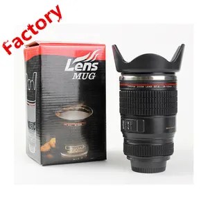 New Camera Lens EF 28-135mm thermos Cup Coffee Stainless Steel Mug Cup