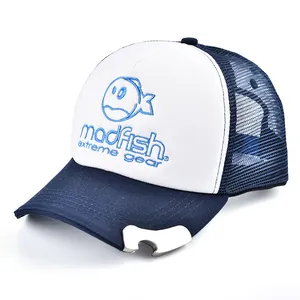 Gorros de espuma y malla para niños, gorras infantiles de 5 paneles, con cierre trasero, de verano