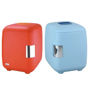 6L Colorato Piccolo Frigorifero/Home Office Dormitorio Mini Frigorifero/Frigorifero Portatile