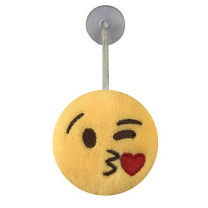 Promozionale regali e forniture catene soffiare un bacio emoji emoji portachiavi peluche per Natale - Product Image 1