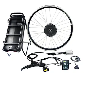 Greenpedel电动自行车轮毂电机36V 250W 350W带电池的完整e自行车电动循环转换套件