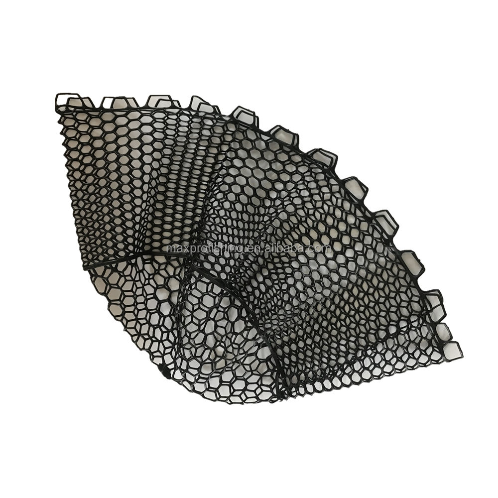 Landing Net Ghost Clear Silicone Rubber Fly Fishing Net Bag