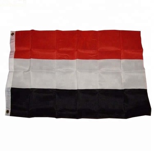 Toptan tüm ülke ulusal bayraklar Premium kalite Yemen bayrağı Polyester ipek özel Logo bayrak afiş eğitim seyahat ajansı - Product Image 2
