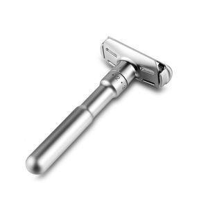 JDK Male Adjustable Safety <strong>Razor</strong> Shaver with Twin Stainless Steel Blades Zinc Alloy <strong>Double</strong> <strong>Edge</strong> Blades - Product Image 2