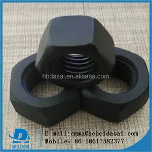 M20 Mur Hex Baja Karbon Hitam Oksida Harga Pabrik