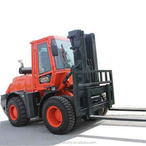 China nuevo 10 K montacargas camiones con opcional 3 etapa mástil/desplazamiento Lateral/posicionador tenedor - Product Image 2