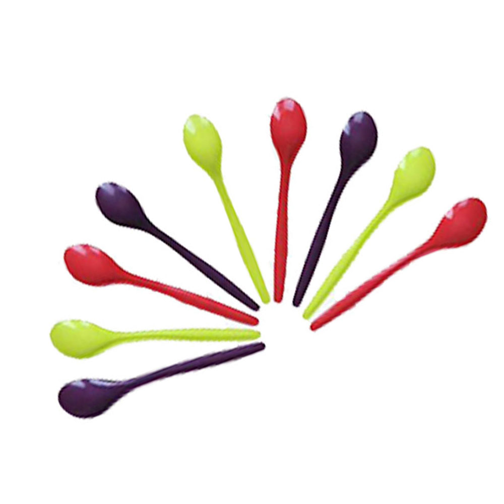 Кухонная утварь маленькая пластиковая красочная ложка/Ложка для торта