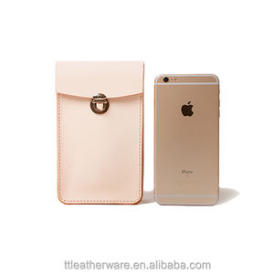 Las mujeres de cuero de vaca 100% bandolera Mini teléfono bolsa - Product Image 2