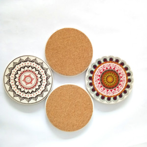 Sous-verre en céramique absorbant l'eau avec impression de logo personnalisé pour la décoration de tasses à café - Product Image 3