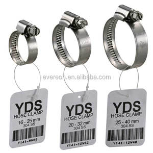 Abrazadera de Manguera de Acero Inoxidable Estilo Alemán YDS con Bloqueo Rápido y Engranaje de Gusano - Product Image 3